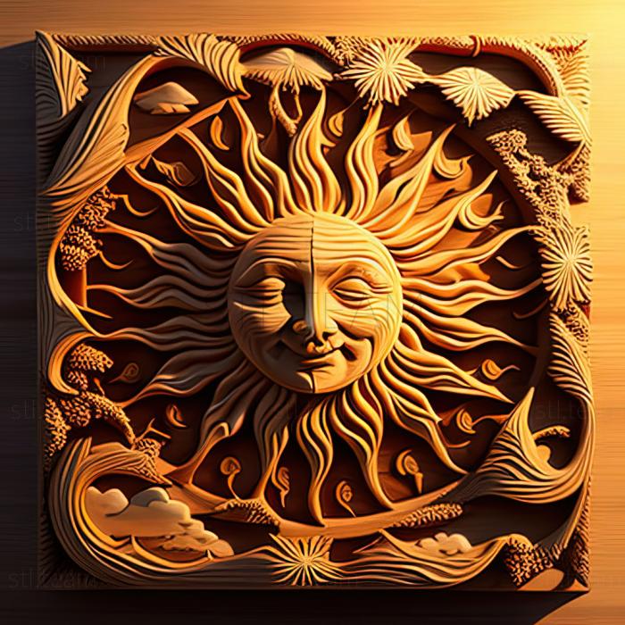 3D модель Святое солнце (STL)